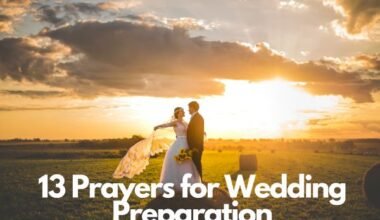 Prayers for Wedding Preparation
