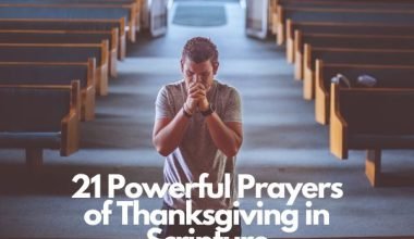 Prayers of Thanksgiving in Scripture