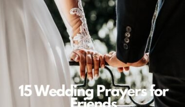 Wedding Prayers for Friends