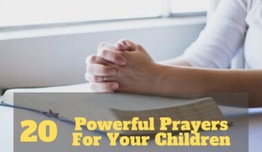 Prayers For Your Children