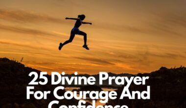 Prayer For Courage And Confidence