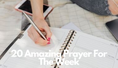 Prayer For The Week
